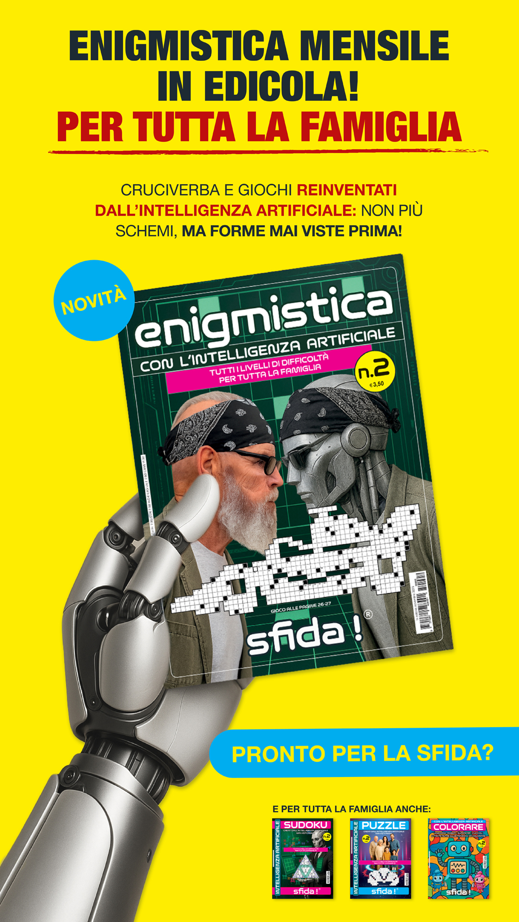 Enigmistica con intelligenza artificiale - Cruciverba e giochi reinventati dall'intelligenza artificiale - forme mai viste prima