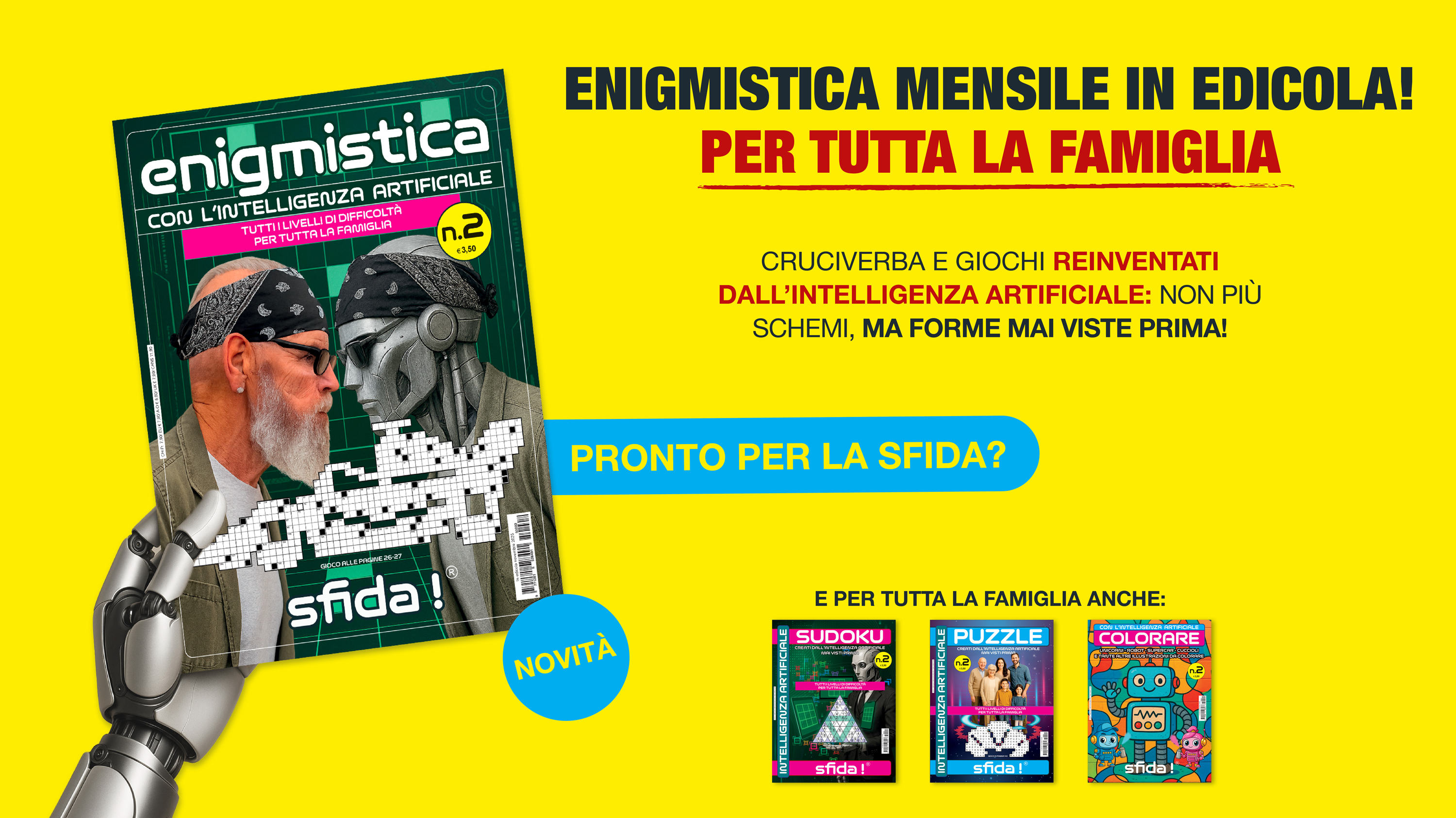 Enigmistica con intelligenza artificiale - Cruciverba e giochi reinventati dall'intelligenza artificiale - forme mai viste prima